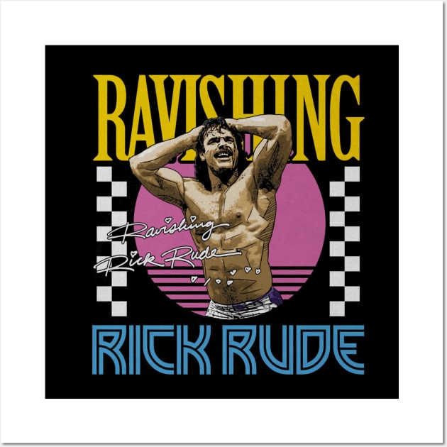 Rick Rude Pop Wall Art by MunMun_Design